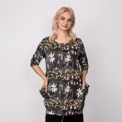 Mumin Ira tunika Vårkastanj grå