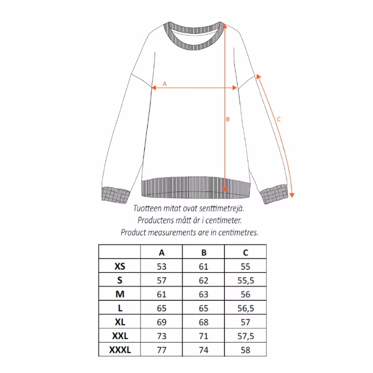 Mumin Manna Collegetröja fuchsia