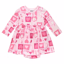 Mumin Älskad bodyklänning rosa