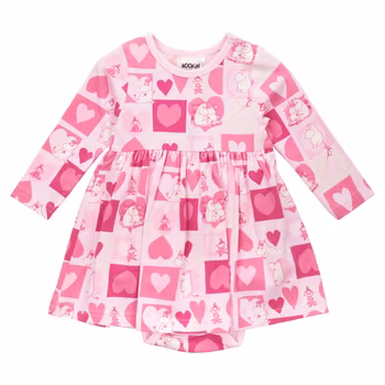 Mumin Älskad bodyklänning rosa