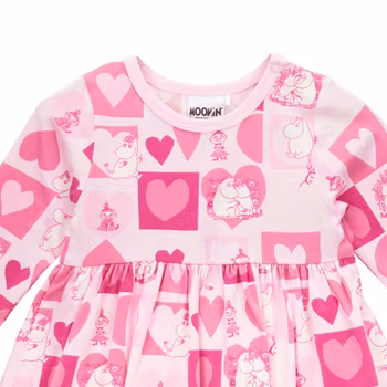 Mumin Älskad bodyklänning rosa