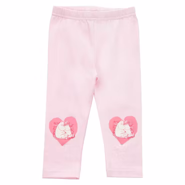 Mumin Älskad leggings baby rosa