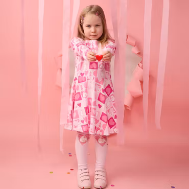 Mumin Älskad leggings rosa