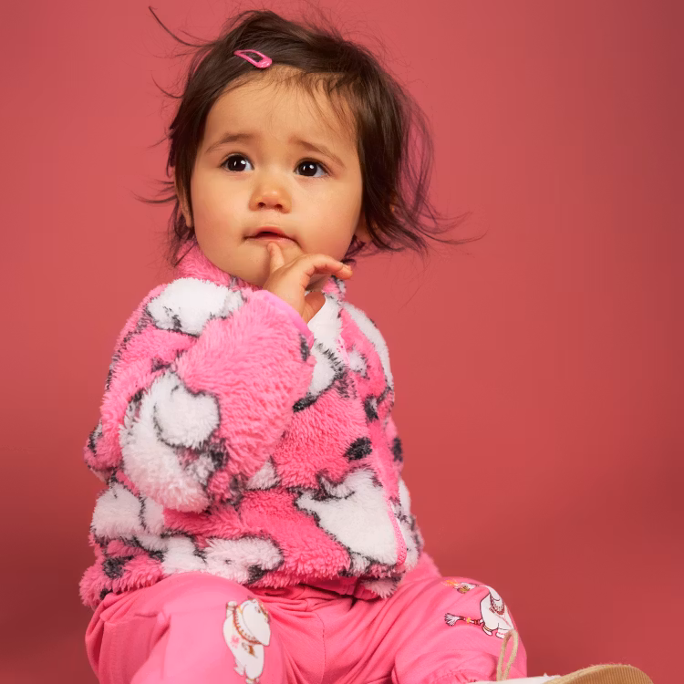 Mumin Turturduvor jacka baby rosa