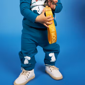 Mumin Moomintrollet byxa baby blå