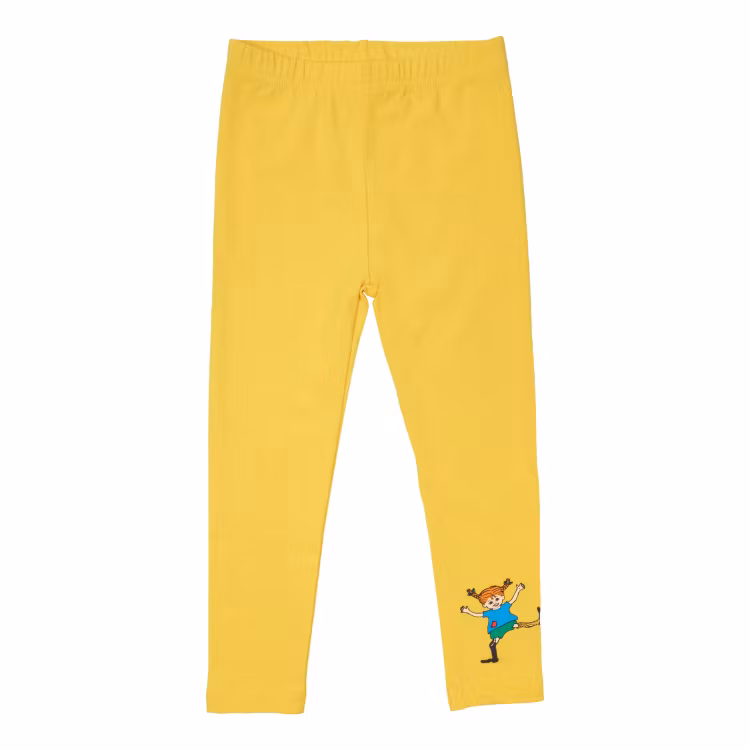 Pippi leggings gul