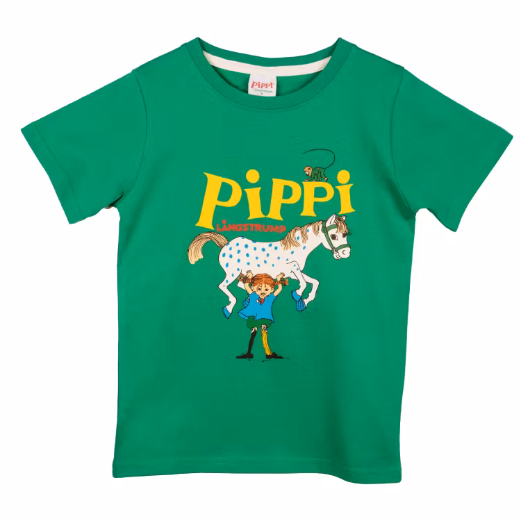 Pippi t-shirt Grön