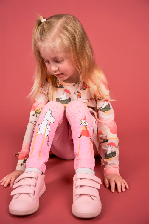 Mumin Störtflod leggings rosa