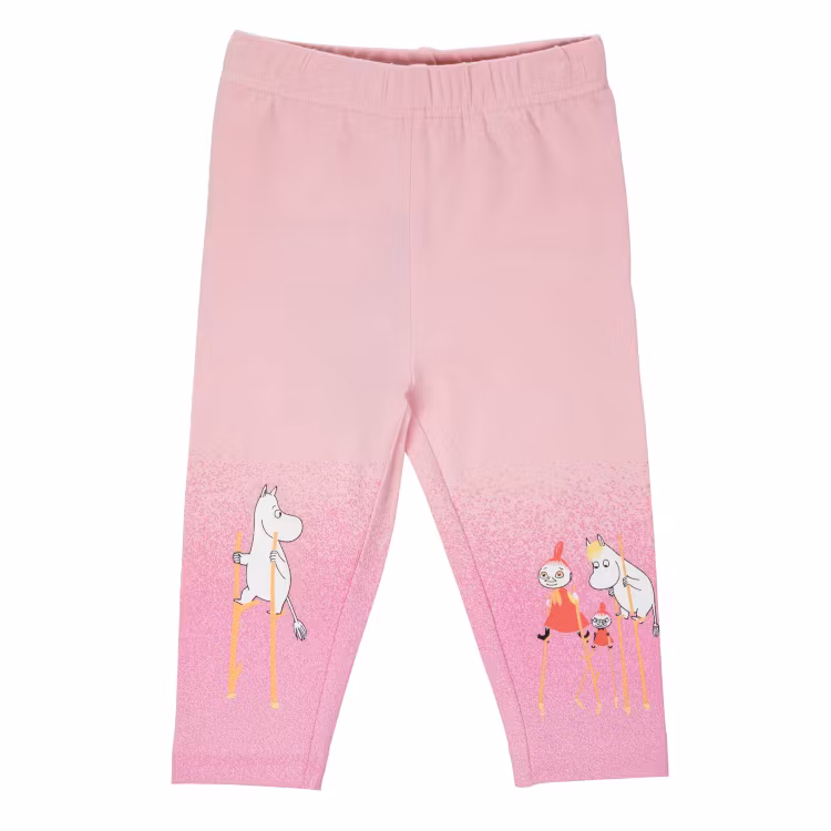 Mumin Störtflod leggings baby rosa