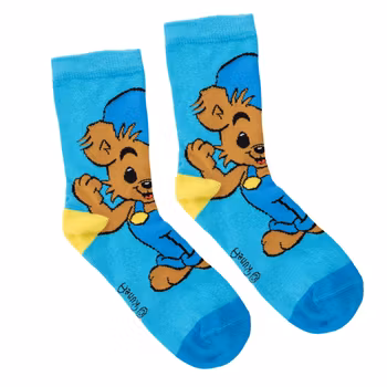 Bamse Starkaste björn strumpor blå