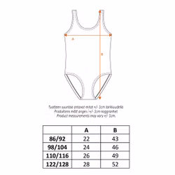 Pippi Tårta baddräkt grön - Stl. 86/92cl