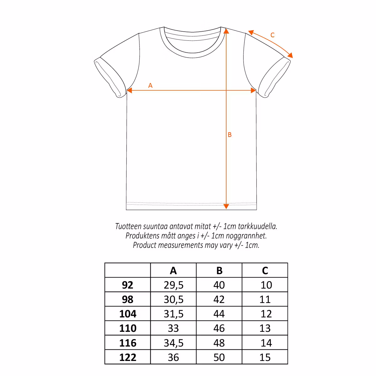 Pippi Självsäker t-shirt gul