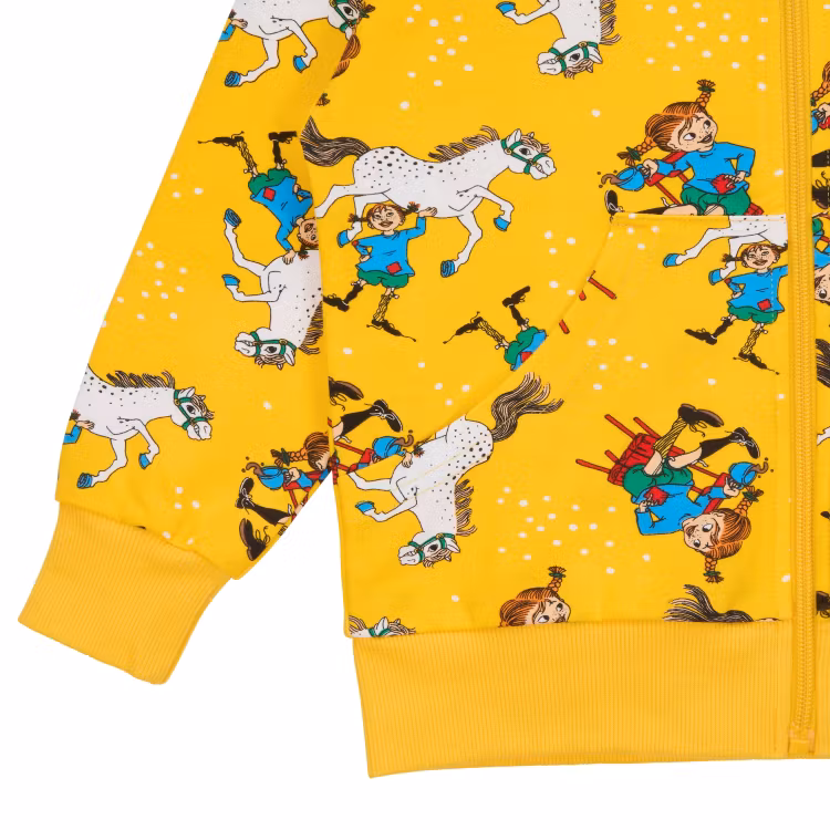 Pippi Självsäker munkjacka gul