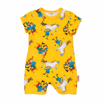 Pippi Självsäker playsuit gul