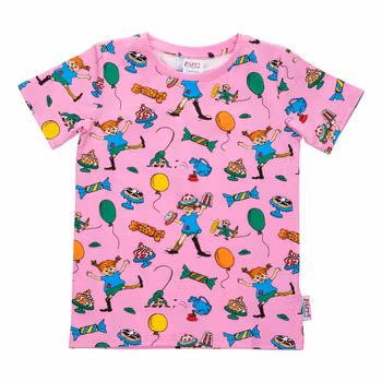 Pippi Fest t-shirt rosa