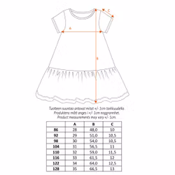 Pippi Superstark klänning röd