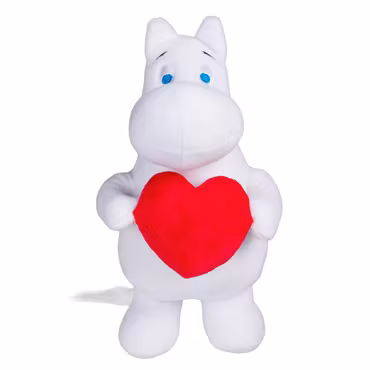 Mumintrollet med hjärta 23 cm