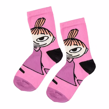 Mumin Blyg Lilla My strumpor barn rosa