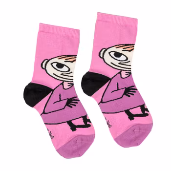 Mumin Blyg Lilla My strumpor barn rosa