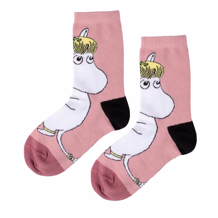 Mumin Rosfröken strumpor för barn rosa