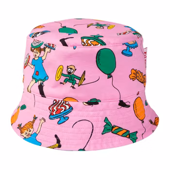 Pippi Fest hatt rosa