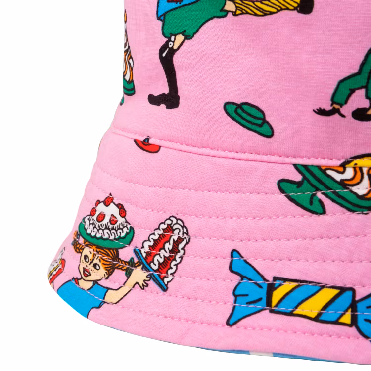 Pippi Fest hatt rosa
