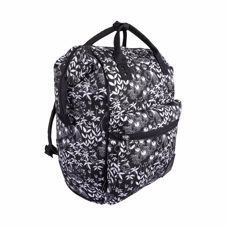 Mumin Samu ryggsäck Primula svart/vit