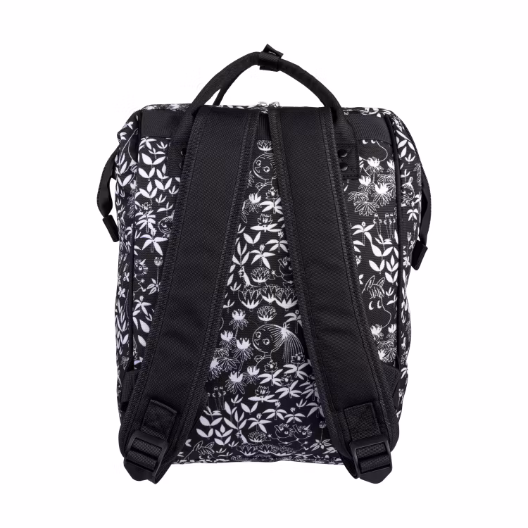 Mumin Samu ryggsäck Primula svart/vit