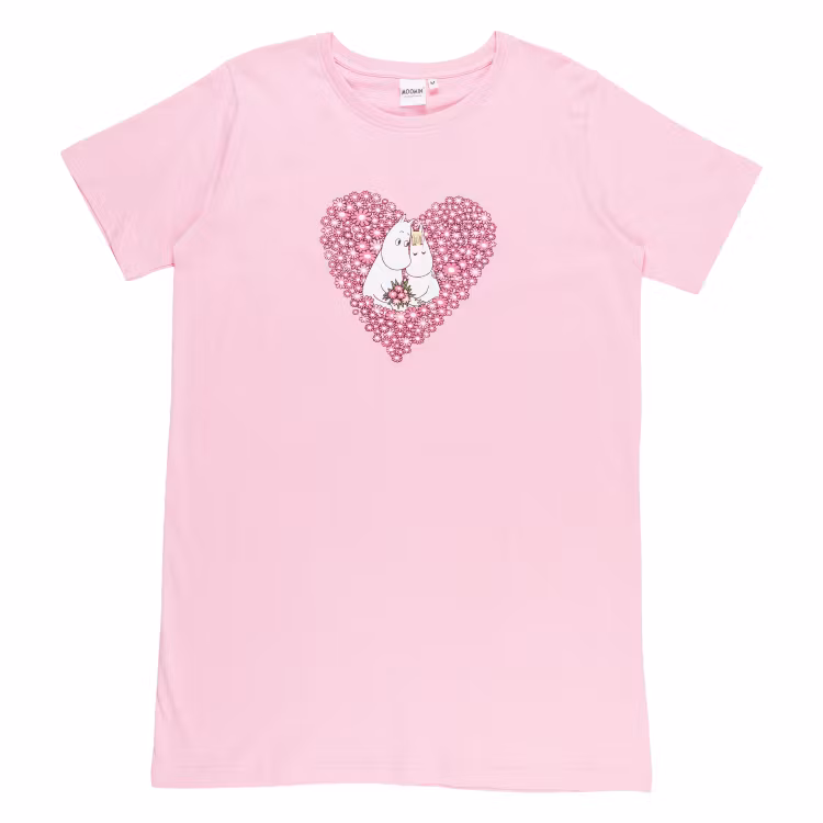 Mumin Iina nattlinne Vänner rosa