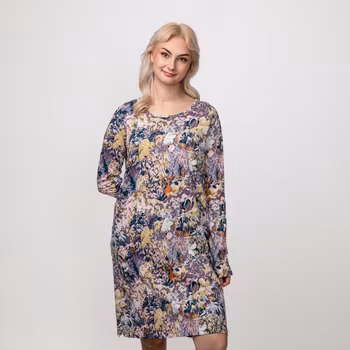 Mumin Outi nattlinne Lummig dam lila