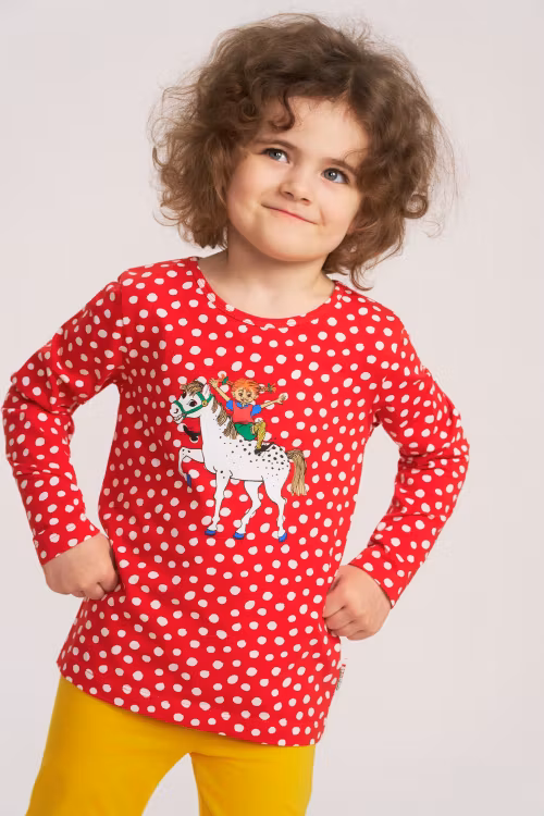 Pippi Prickigt tröja röd