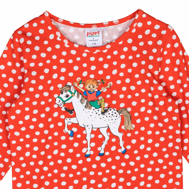 Pippi Prickigt tröja röd