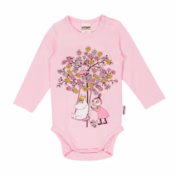Mumin Trädgunga body rosa