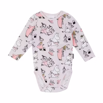 Mumin Pärllek body lila