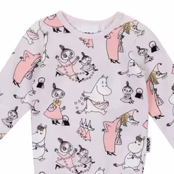 Mumin Pärllek body lila