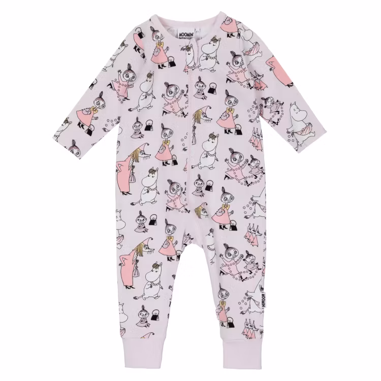 Mumin Pärllek pyjamas lila