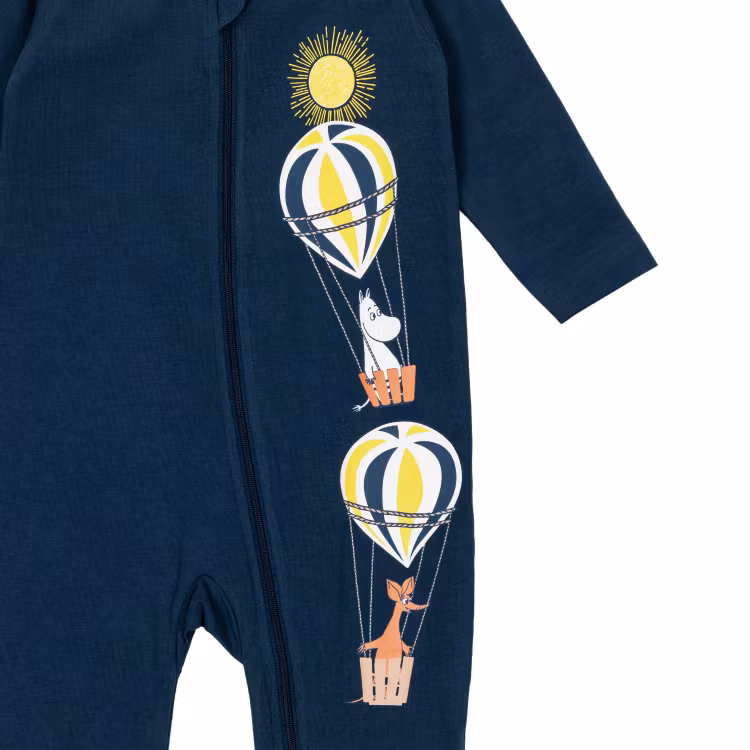 Mumin Flygtur pyjamas mörkblå