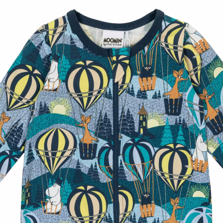 Mumin Flygtur pyjamas blå