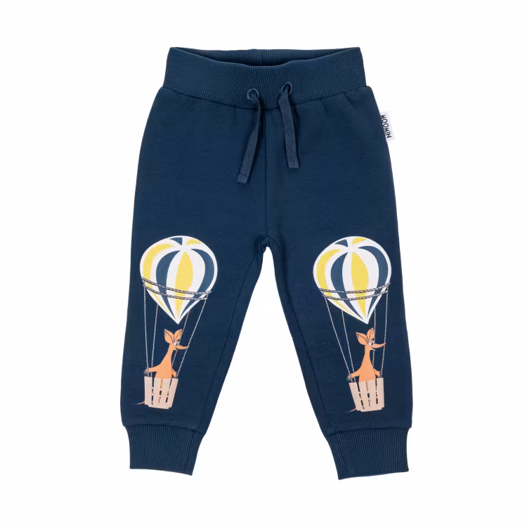 Mumin Flygtur-collegebyxa baby mörkblå