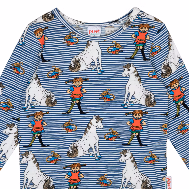 Pippi kompisar tröja blå