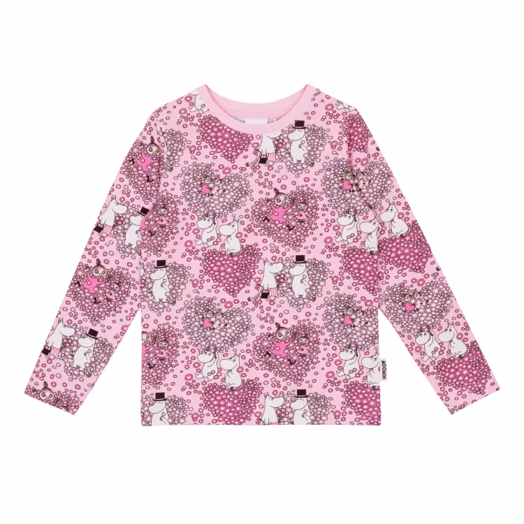 Mumin Vänner tröja rosa