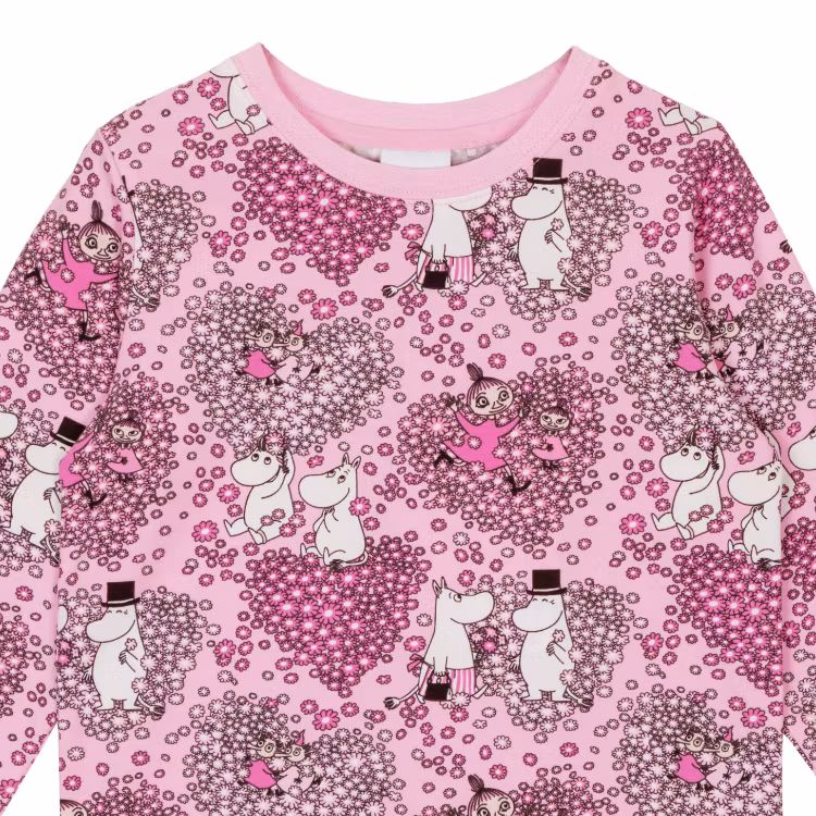 Mumin Vänner tröja rosa