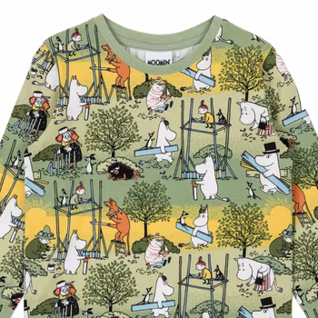 Mumin Flitiga tröja grön