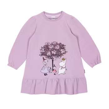 Mumin Rosdalen klänning lila