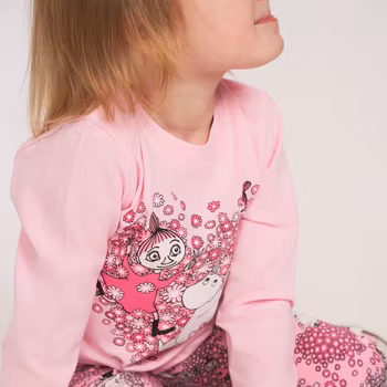 Mumin Vänner tröja 2 rosa