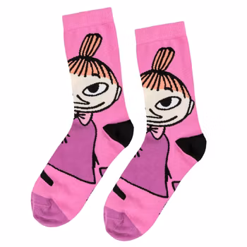 Mumin Blyg Lilla My strumpor rosa