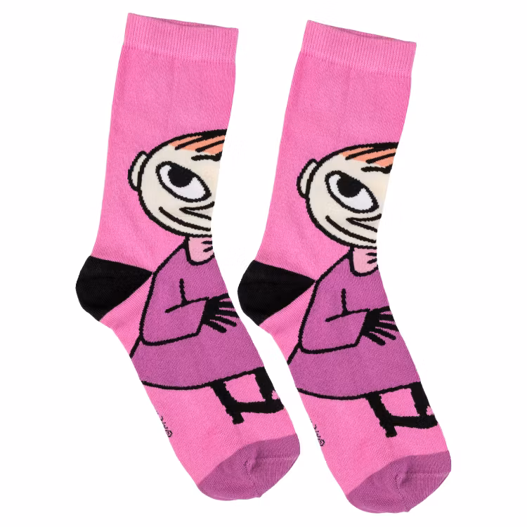 Mumin Blyg Lilla My strumpor rosa