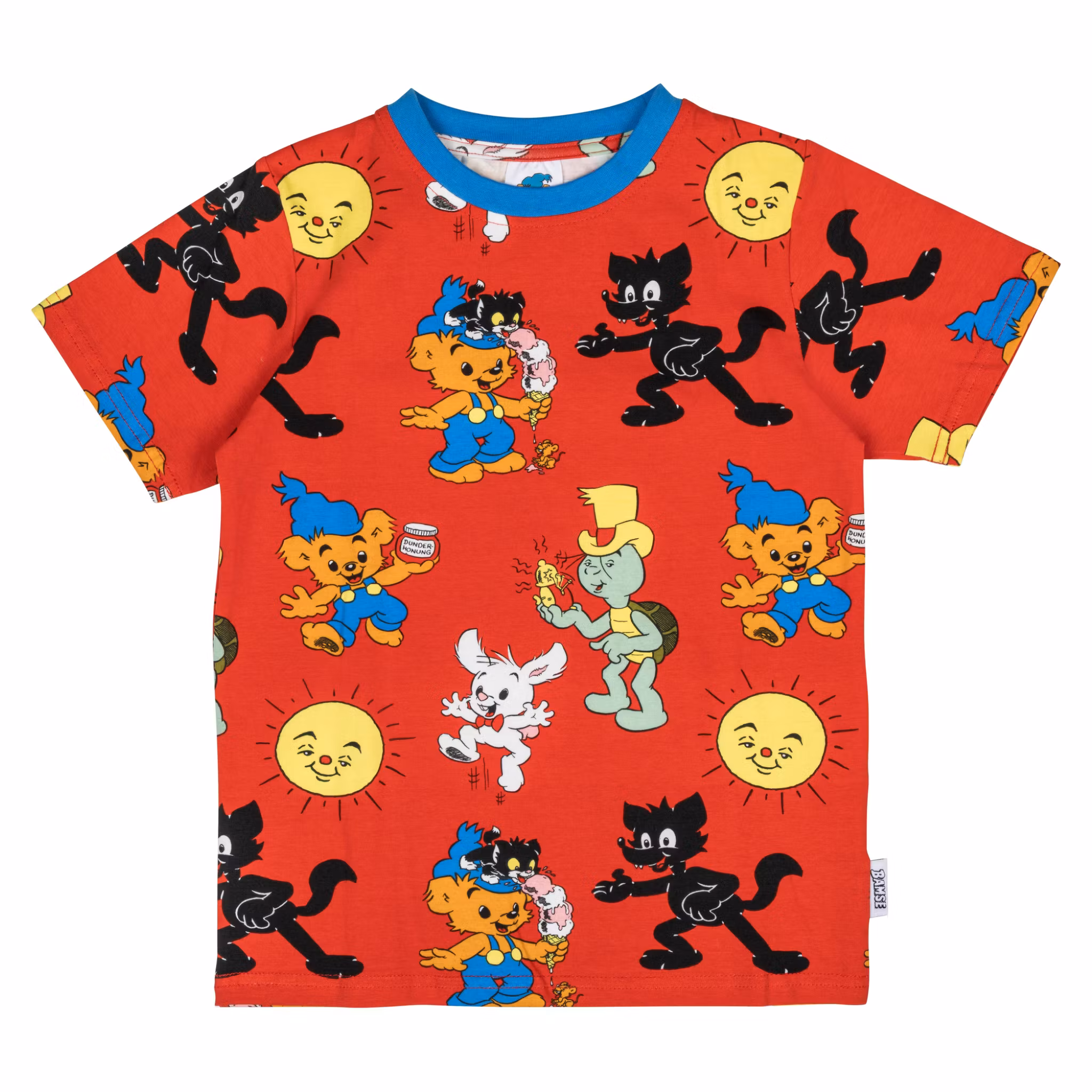 Bamse Kompisar t-shirt röd