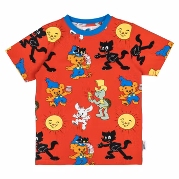 Bamse Kompisar t-shirt röd