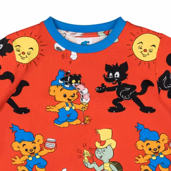 Bamse Kompisar t-shirt röd